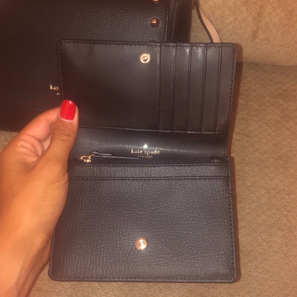 Kate Spade black bag and wallet - Picture 5 of 6